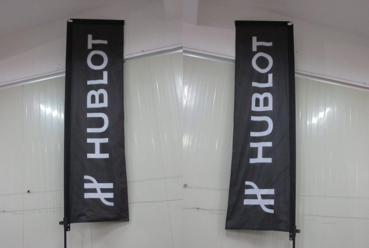 Double Sided Block Flag Only