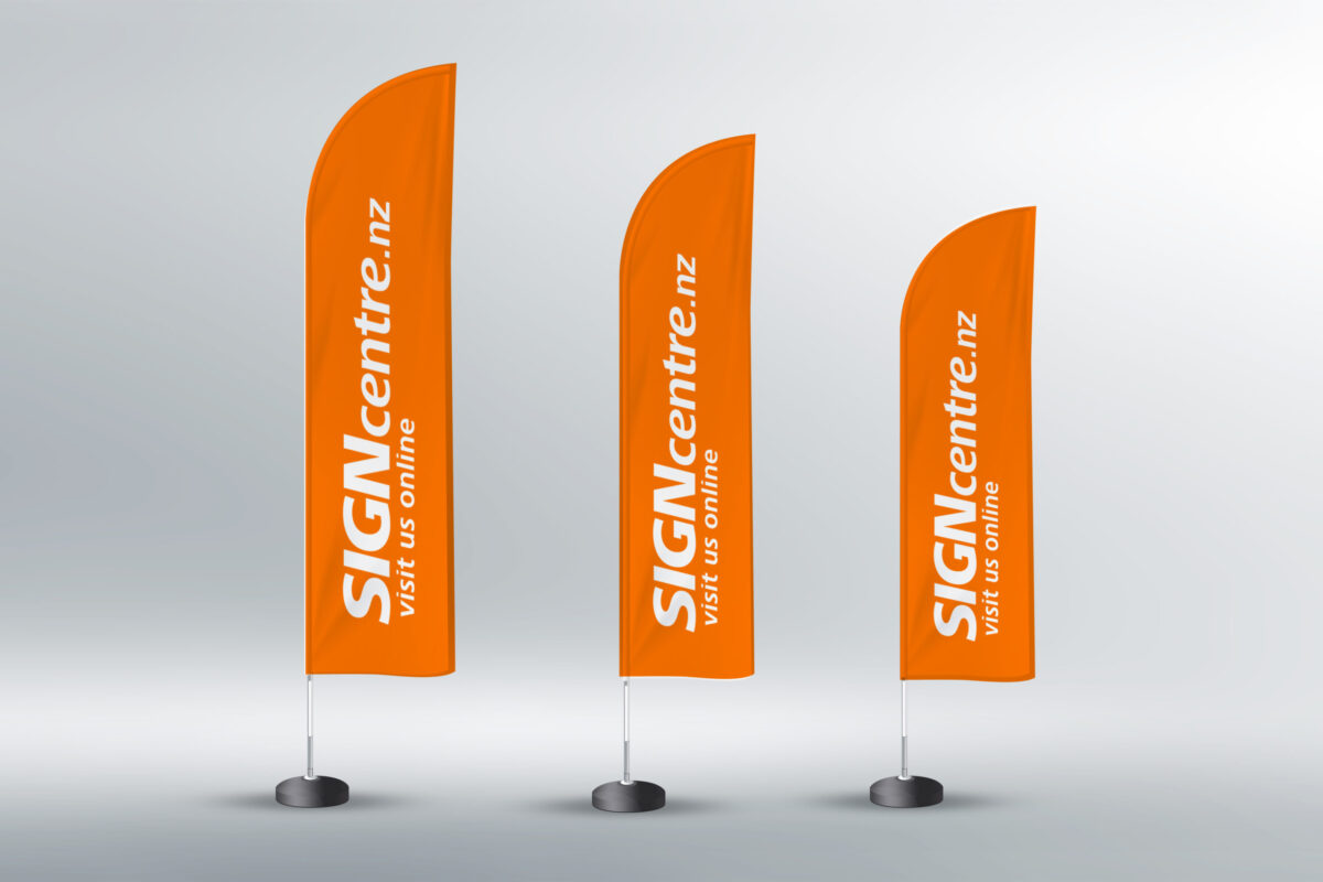 Double Sided Feather Flag Only