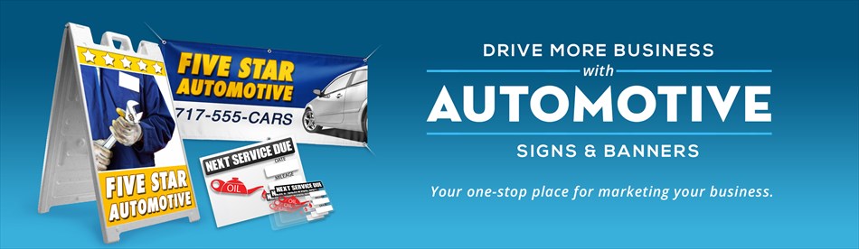 Car windscreen banners