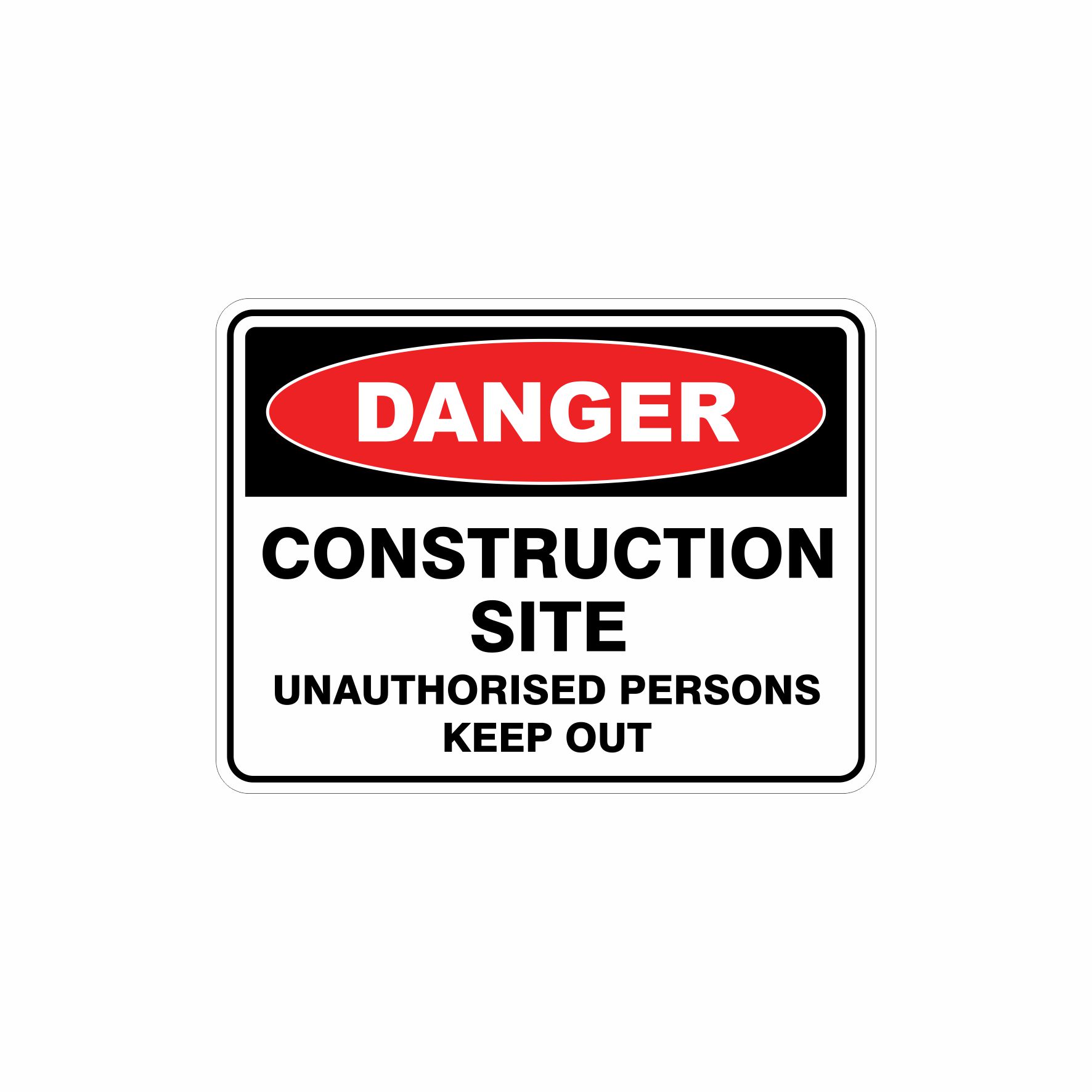 DANGER CONSTRUCTION SITE