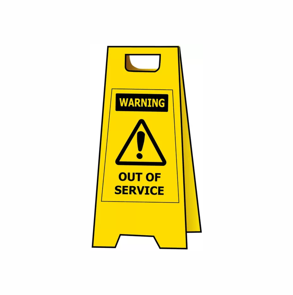 Frame Floor Stand Safety Signs