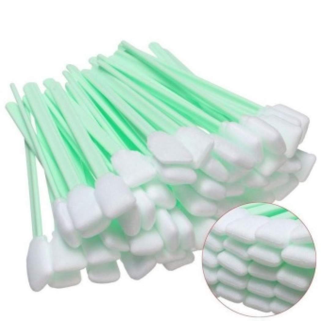 100X Solvent Cleaning Swabs For Roland Mimaki Mutoh Epson Format InkJet Printer 