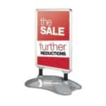 A1 WATERBASE PAVEMENT POSTER SIGN A-BOARD HOLDER SNAP FRAME DISPLAY