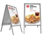A-BOARD SNAP FRAME PAVEMENT SIGN - DISPLAY AND ADVERTISING A2 POSTER FRAME - Image 3