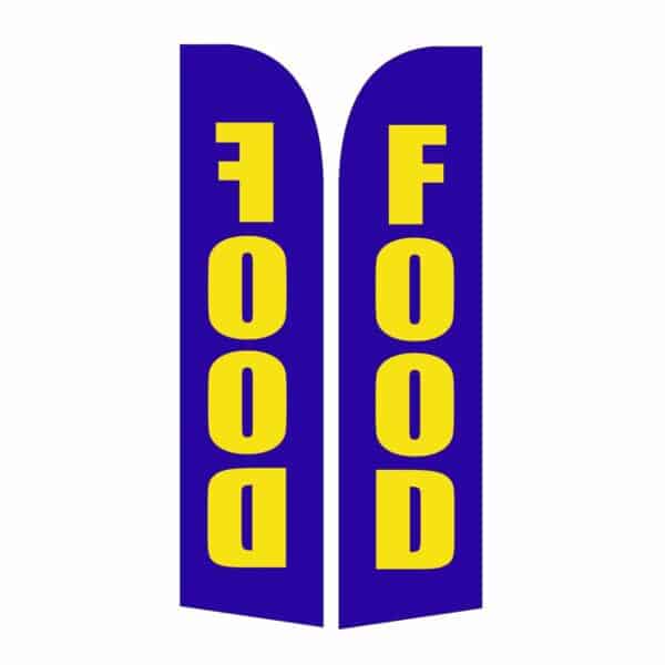 FOOD 3mtr FEATHER FLAG - Hardware sold separately