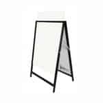INTERCHANGEABLE CORFLUTE PROMOTIONAL METAL PAVEMENT BOARD / ADVERTISING BOARD - COMPLETE WITH SIGNAGE-600x900mm