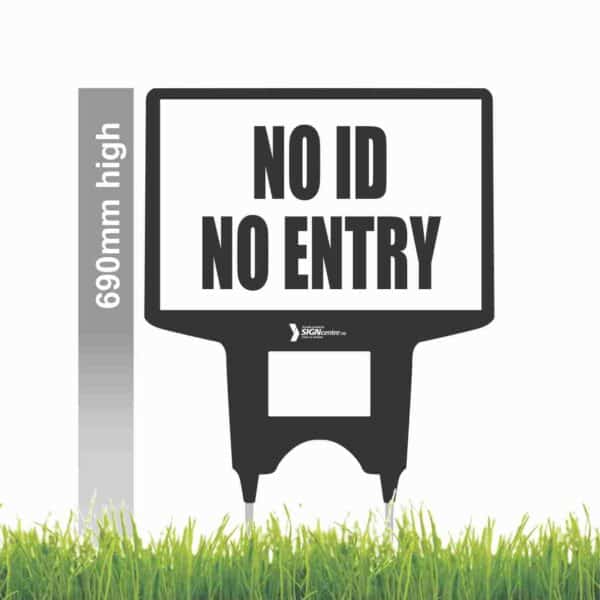 "FRESH WATER" SELMAX / ADMAX SIGN HOLDER complete with double sided signage