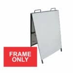 METAL PROMOTIONAL PAVEMENT / SANDWICH BOARD - 600x800mm-FRAME ONLY