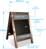 PREMIUM PINE CHALK BOARD - Image 3