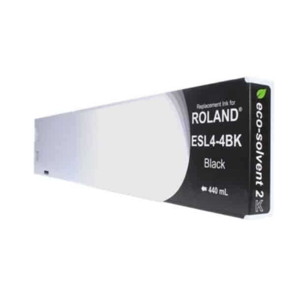 BLACK ROLAND 440ml INK CARTRIDGE Compatibility with Epson, Roland, Mimaki, Mutoh Inkjet Printers