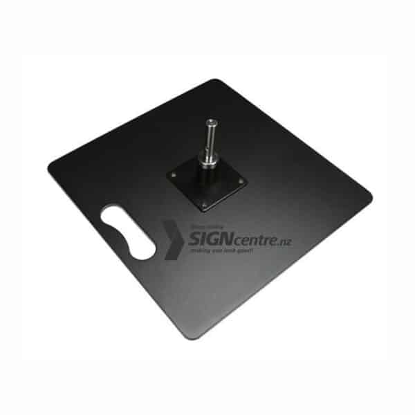Metal Plate Flag Base-400x400mm TO SUIT 2mtr FEATHER/TEARDROP FLAGS