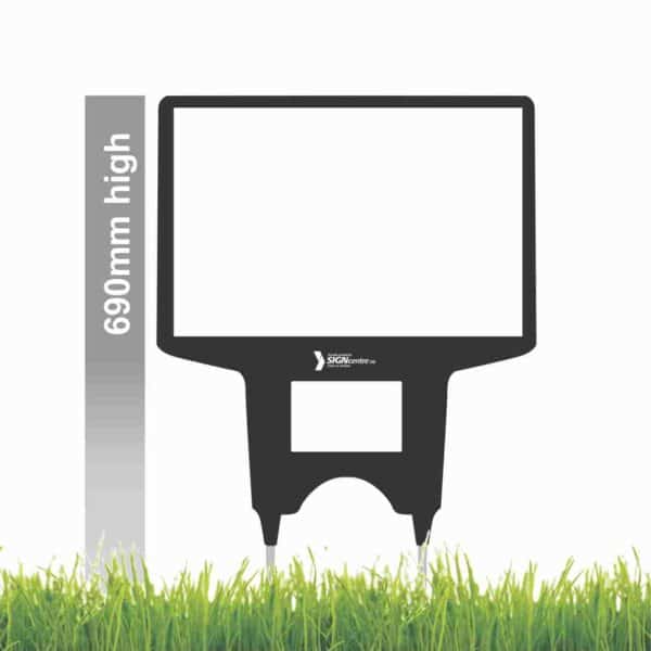 "BLACK FRAME ONLY" SELMAX / ADMAX REAL ESTATE GRASS ROADSIDE SIGN FRAME