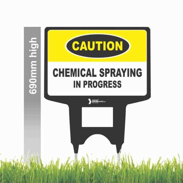 "SPRAYING" SELMAX complete with double sided signage