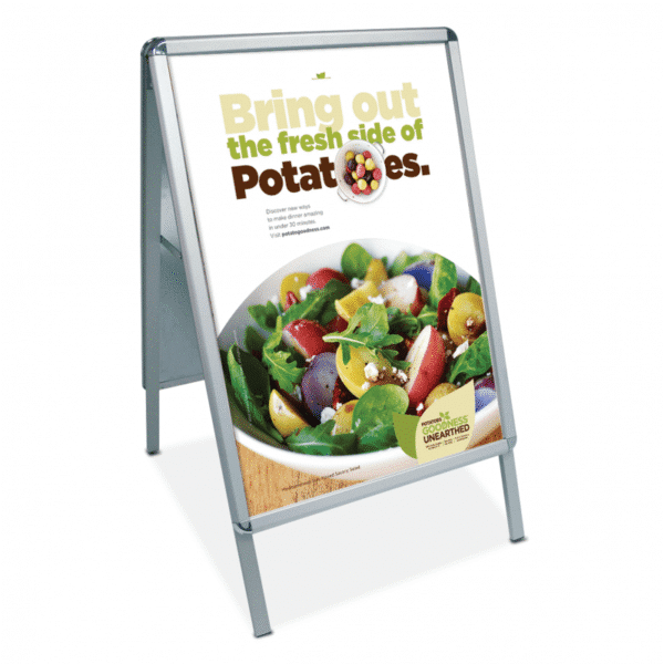 A-BOARD SNAP FRAME PAVEMENT SIGN - DISPLAY AND ADVERTISING A2 POSTER FRAME