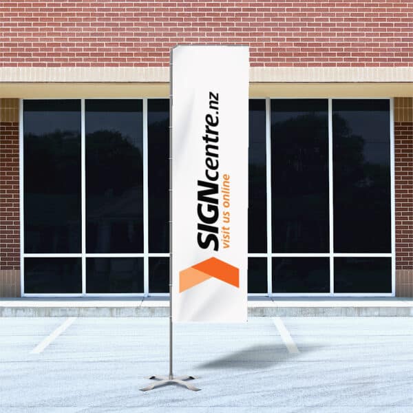 Double Sided Block Flag Only