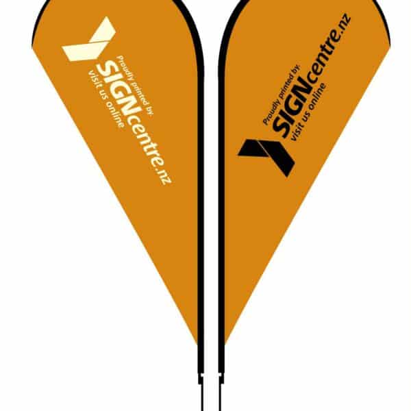 Double Sided Teardrop Flag Only
