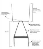 METAL WIRE SIGN HOLDERS