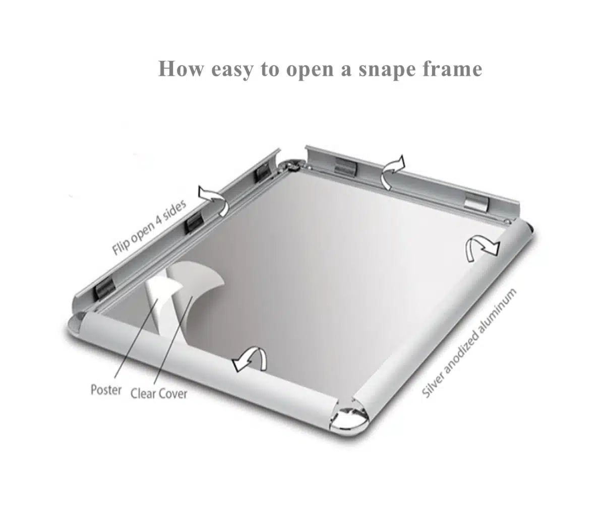 A4 SNAP / CLICK FRAME - POSTER / SIGN HOLDERS - Image 2