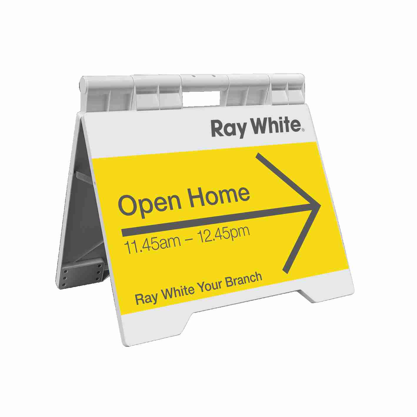 ray-whitesellmaxstreet-sign-SIGN-FRAME.jpg DUROMAX HEAVY DUTY PROMOTIONAL PAVEMENT BOARD / SANDWICH BOARD - Image 1