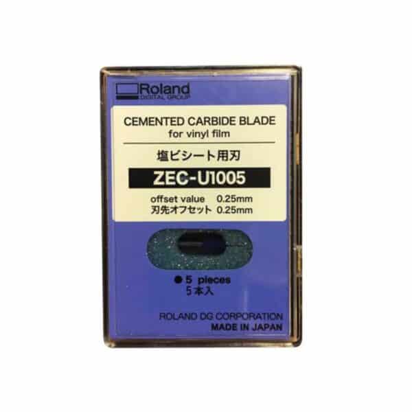 ROLAND CEMENTED CARBIDE 45 Degree BLADE ZEC-U1005 for vinyl (Pack of 5)