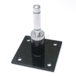 Metal Plate Flag Base-400x400mm TO SUIT 2mtr FEATHER/TEARDROP FLAGS - Image 2