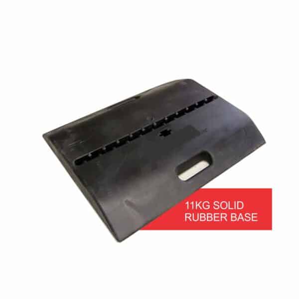HEAVY DUTY PROMOTIONAL RUBBER PAVEMENT BASE / SANDWICH BOARD - SOLID RUBBER BASE ONLY