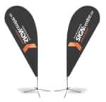 Single Sided Teardrop Flag Only